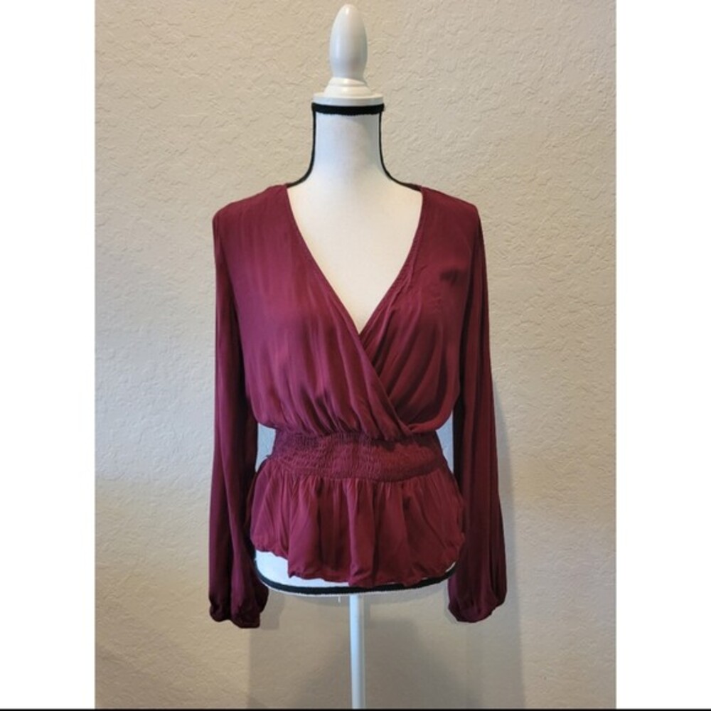 Wine Blouse
